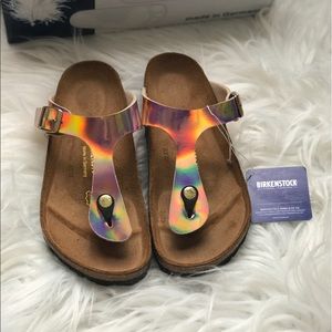 Rose Gold Birkenstock Gizeh
